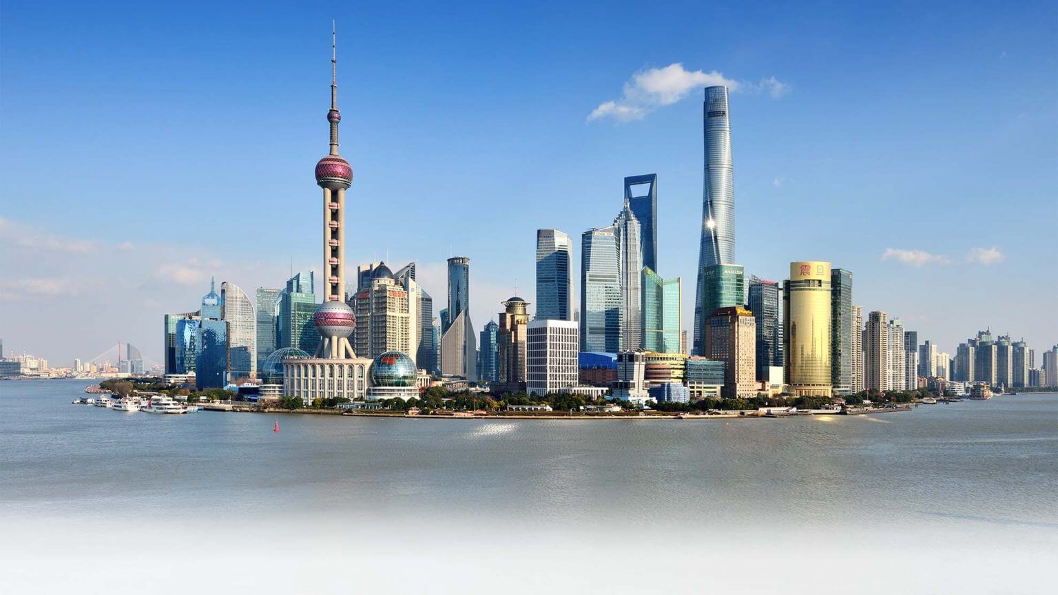 Aerial view of Shanghai cityscape